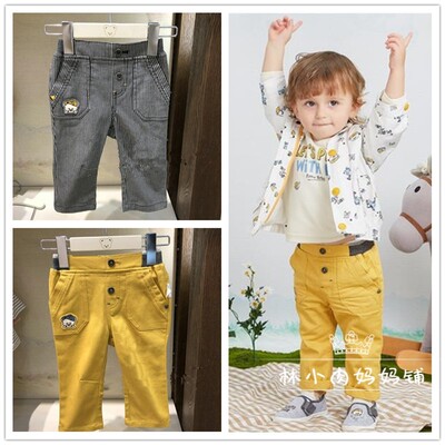 春秋款小熊裤子休闲裤