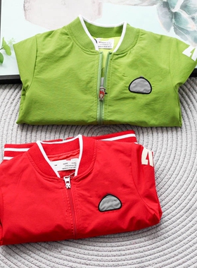230227儿童立领外套春秋款中小大童开衫宝宝防风夹克上衣潮9