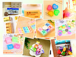 儿童可爱奖励橡皮擦韩国圣诞奖励小学生学习用品创意文具奖品