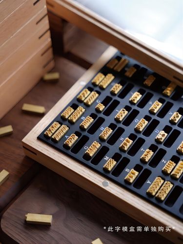 造具小号活字- 活字模MAXITA烫金机组合英文铜模手工皮具烫印包装