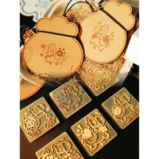 定制马年传福主题LOGO 原创马年送福主题铜模 马年铜模套装