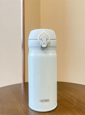 日本膳魔师保温杯304不锈钢纯色日式500毫升baby蓝学生水杯奶蓝