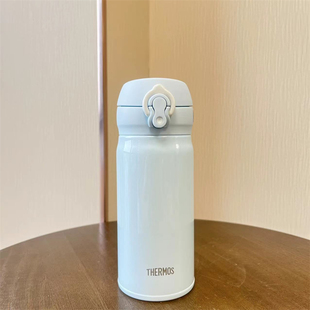 日本膳魔师保温杯304不锈钢纯色日式 500毫升baby蓝学生水杯奶蓝