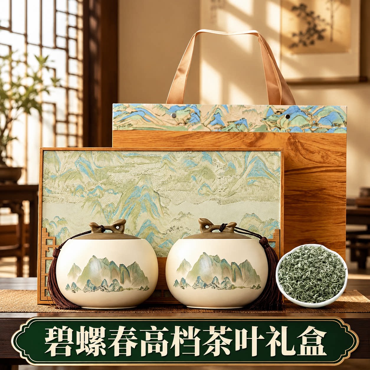 高档茶叶礼盒正宗苏州碧螺春绿茶2026年新茶节日礼品过节送长辈