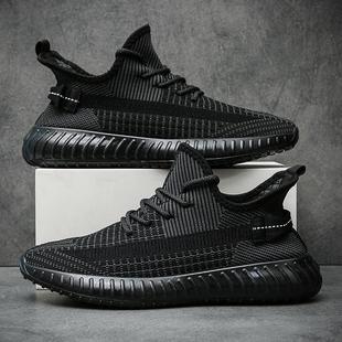 男鞋350椰子鞋子透气网鞋百搭男士运动鞋男女情侣休闲鞋男生潮鞋