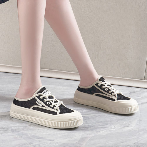 2025夏季新款ins韩版镂空小白鞋学生厚底女鞋百搭休闲凉鞋J02