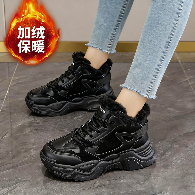 劳保鞋女款加绒钢头轻便女士防砸