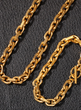 欧美钛钢街舞表演不退色十字链