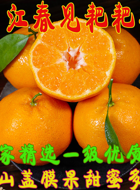 正宗四川省春见耙耙柑粑粑柑特级杷杷柑成都绿果林爆浆浦江礼盒装