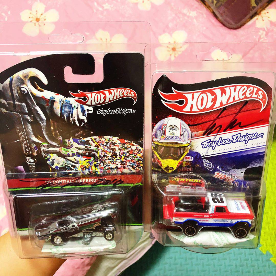 hot wheels风火轮 troy lee designs德州福特皮卡 特洛伊亲笔签名