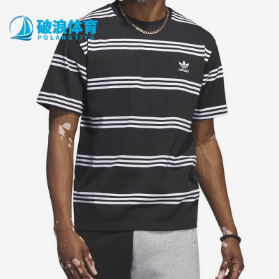 阿迪达斯男士透气短袖T恤