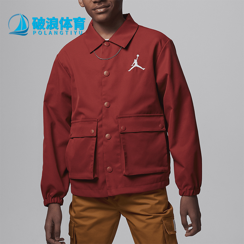 耐克大童双面穿教练夹克