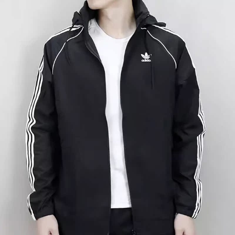 阿迪达斯男子户外运动连帽外套