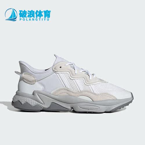 阿迪达斯三叶草男女系带老爹鞋