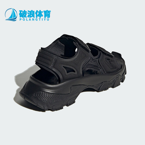 阿迪达斯女士魔术贴运动凉鞋