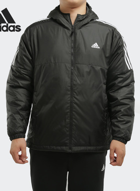 Adidas/阿迪达斯正品秋冬新款男子运动服连帽防风棉服GH4601