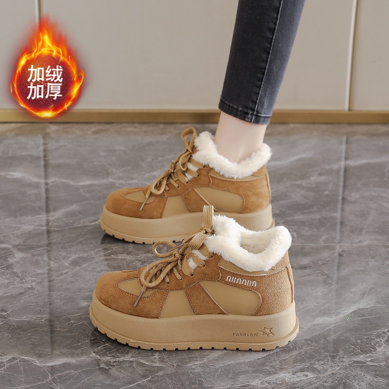 厚底运动板鞋34码雪地靴