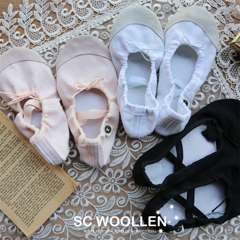 现货 SC Woollen 新款女童超好穿柔软宝宝澳洲进口牛皮专业舞蹈鞋