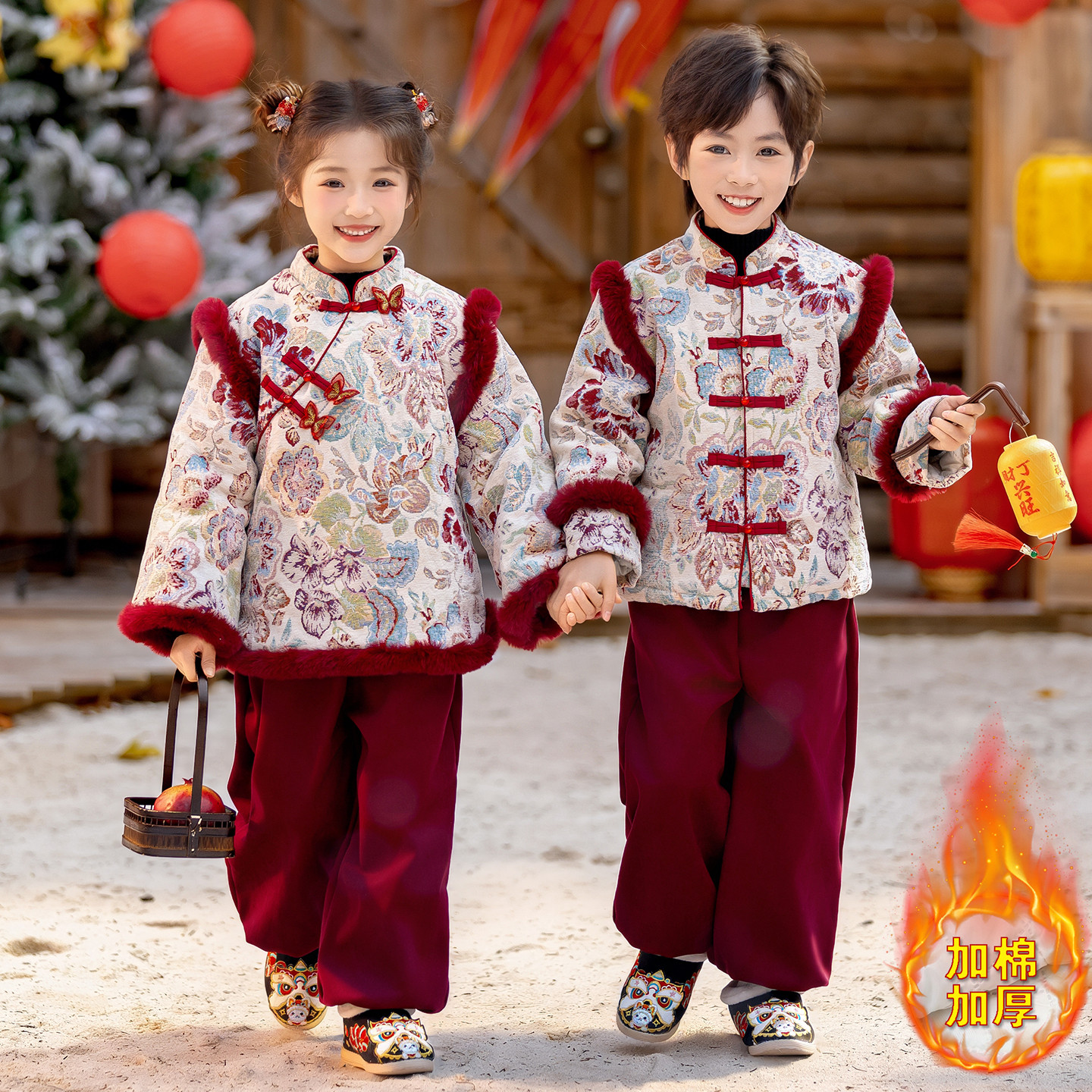 2025新款男女童秋冬古装汉服