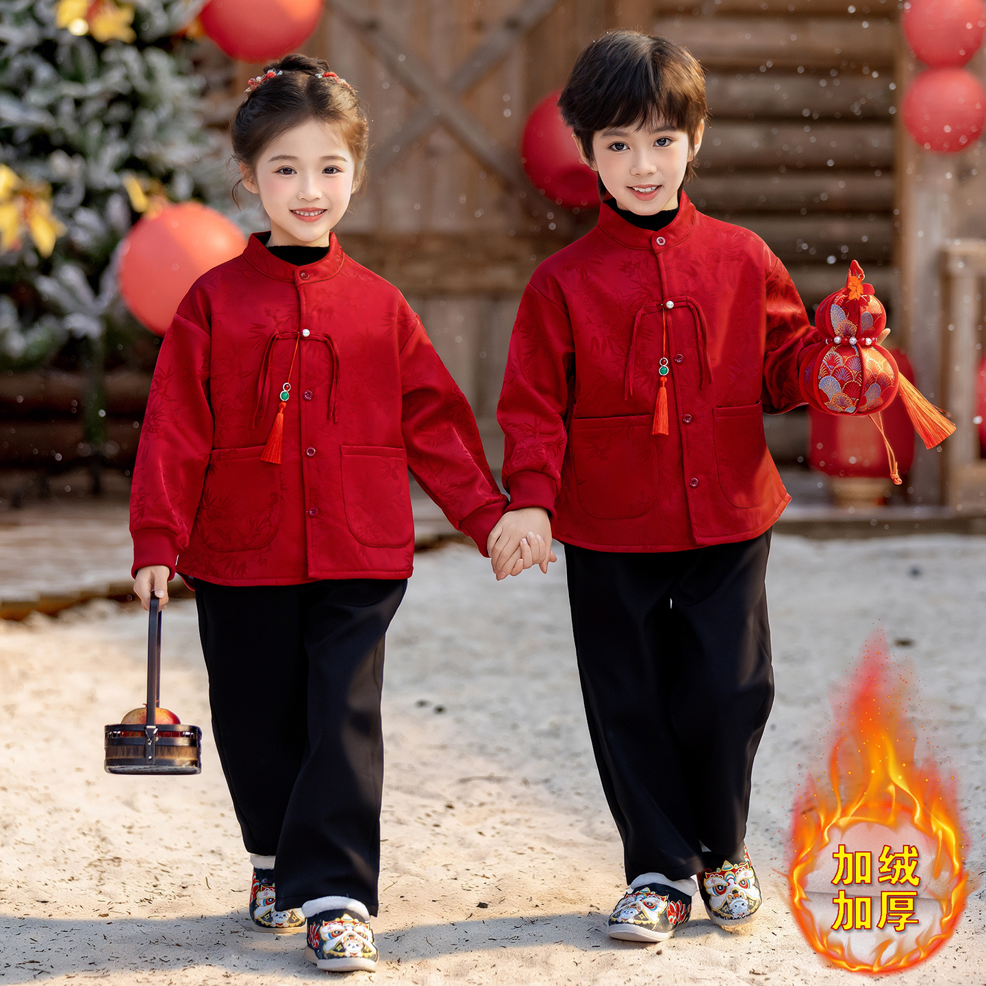 儿童汉服套装春秋款古装表演服