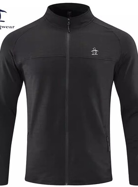 香港代购 MUNSINGWEAR万星威高尔夫男卫衣开衫外套运动速干衣防风