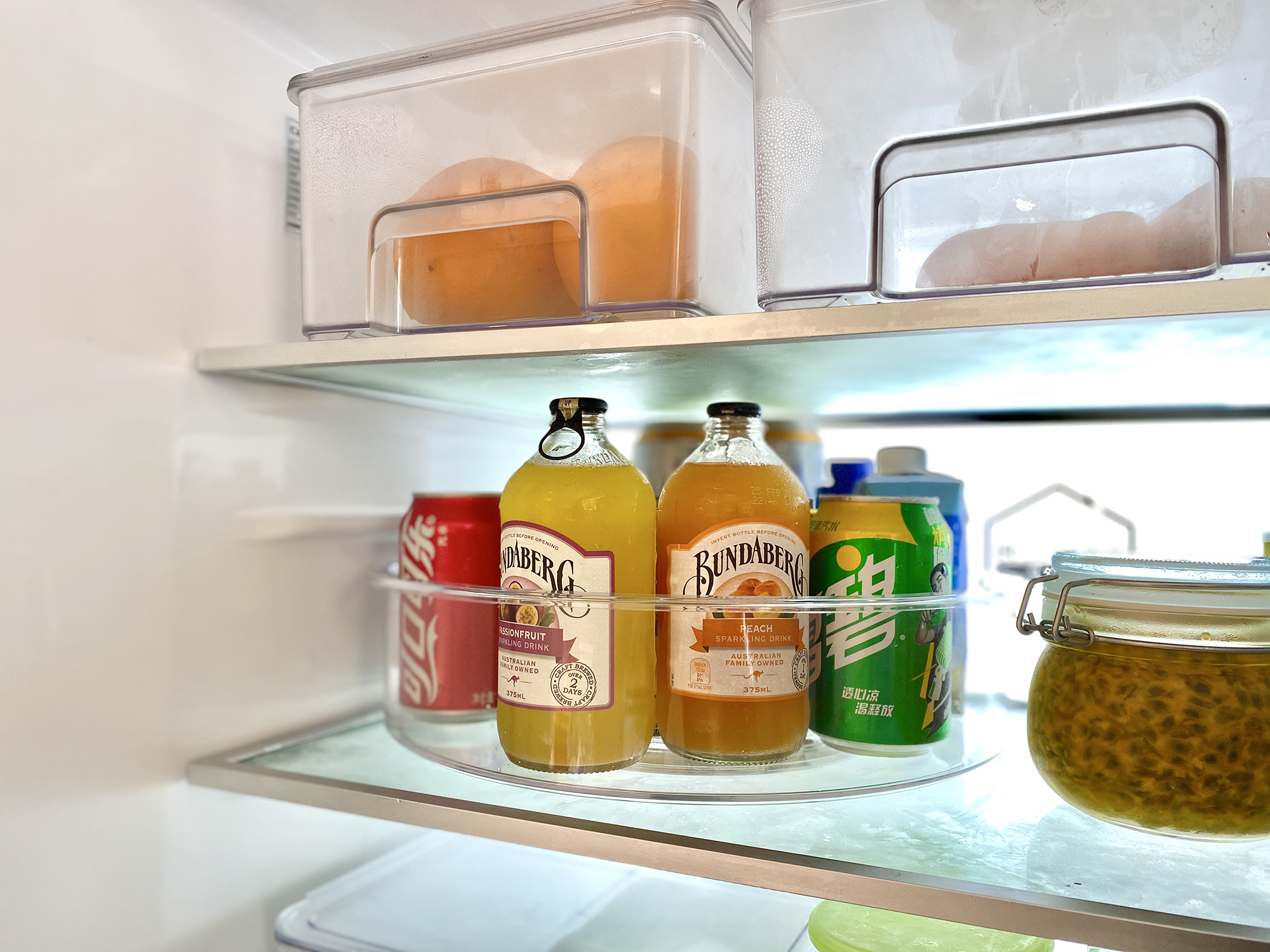 冰箱旋转mini水吧冰箱饮料收纳盒
