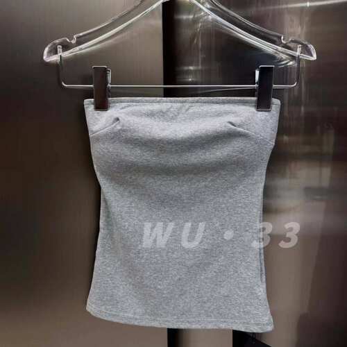 wu33夏季2026新款显瘦带胸垫抹胸