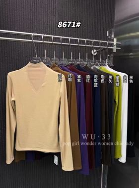 wu33打底衫2025秋新韩版半高领网纱设计感长袖T恤修身显瘦上衣
