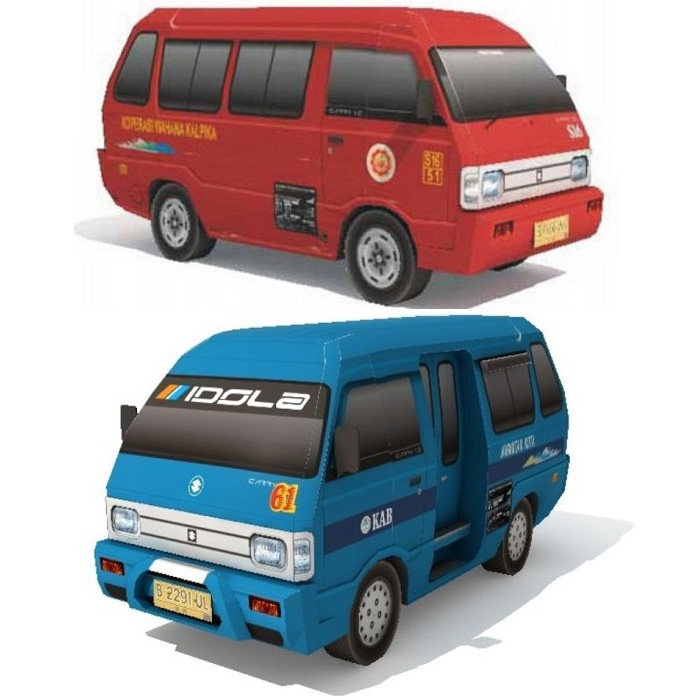 儿童益智DIY立体手工制作3D纸质模型面包车汽车纸模型折纸,模玩/动漫/周边/娃圈三坑/桌游,其他类型纸模,淘宝优惠券,粉丝福利购,淘宝优惠卷