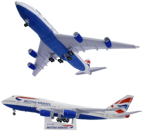 手工制作波音747航空客机纸模型