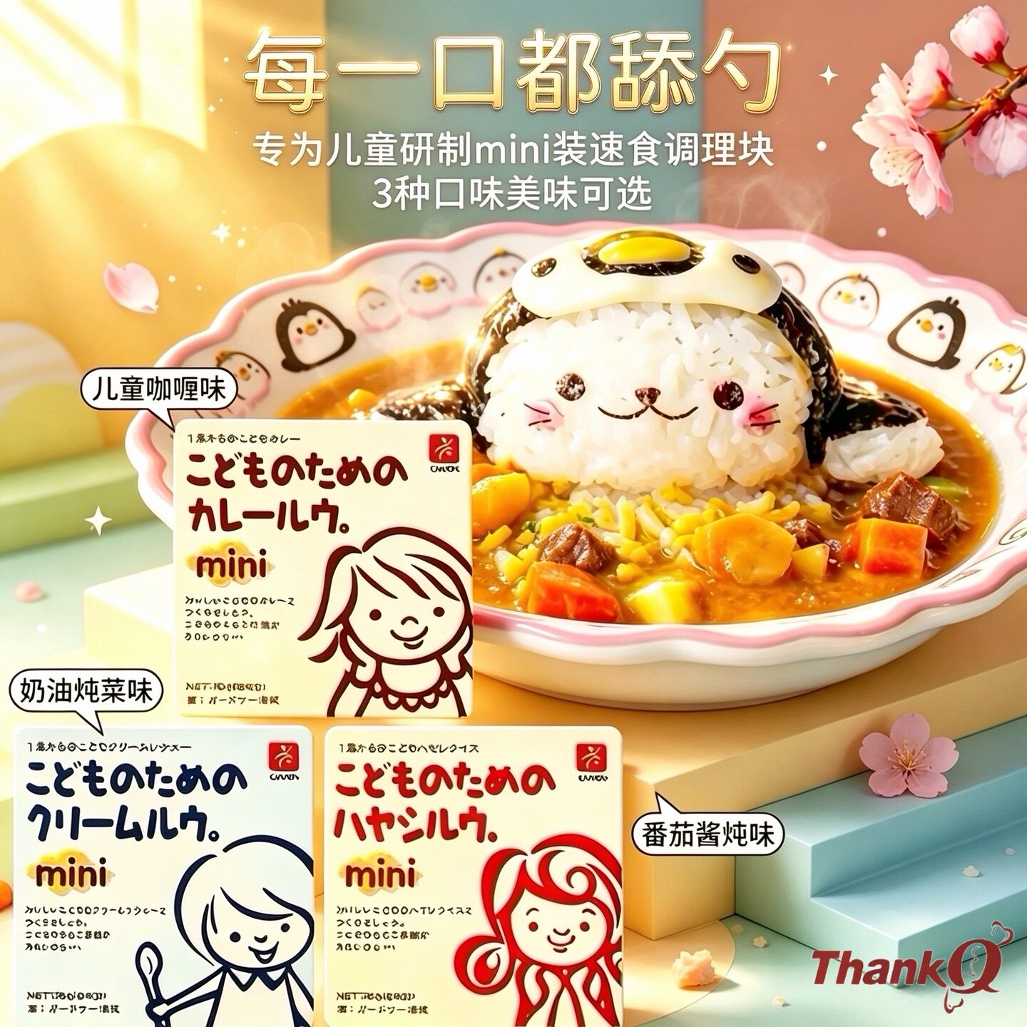 日本canyon咖喱块宝宝婴幼儿童果蔬酱无添加低盐调味汤料理拌饭酱图片
