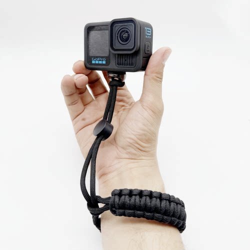 Gopro大疆Insta360单反相机 运动相机 1/4螺丝防丢手绳编织手腕带