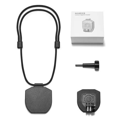 磁吸支架适用gopro大疆action3/4/5Insta360挂脖支架快拆固定支架
