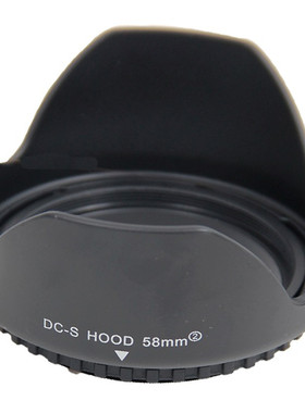 62mm莲花遮光罩适用腾龙适马18-200宾得18-13516-80mm可反扣