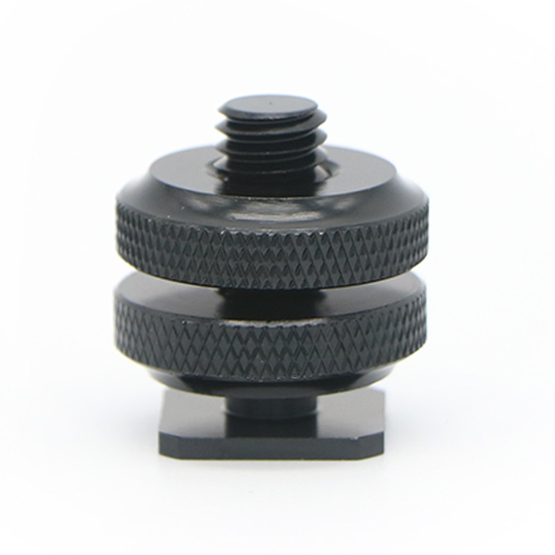 相机螺丝 双层热靴螺丝 金属热靴座 3/8双层螺母螺丝上下锁紧