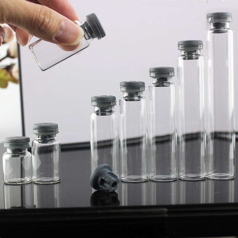 包邮50个四叉胶塞玻璃瓶许愿瓶