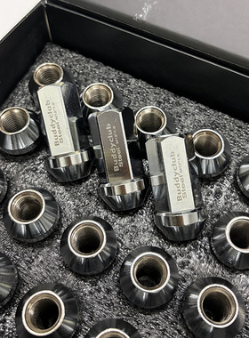 Buddyclub锻造钢轮毂螺丝帽螺母 适用丰田86皇冠普拉多威尔法改装