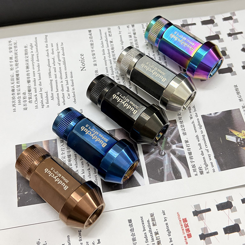 锻造304不锈钢轮毂螺丝帽螺母 适用丰田凯美瑞皇冠锐志埃尔法荣放