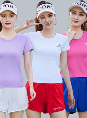 夏季男女同款跳操舞蹈衣瑜伽服