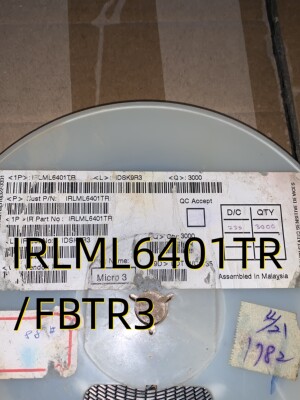 IRLML6401TR/FBTR3 02+ SOT23 原装现货