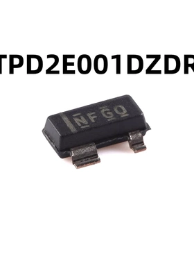 TPD2E001DZDR 原装正品 SOT-23-4 2通道ESD保护二极管阵列