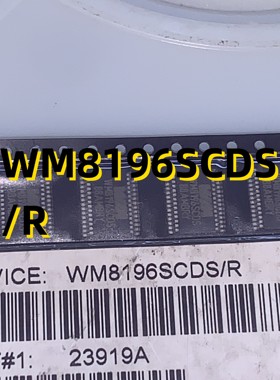 WM8196SCDS/R 08+ SSOP28 原装现货