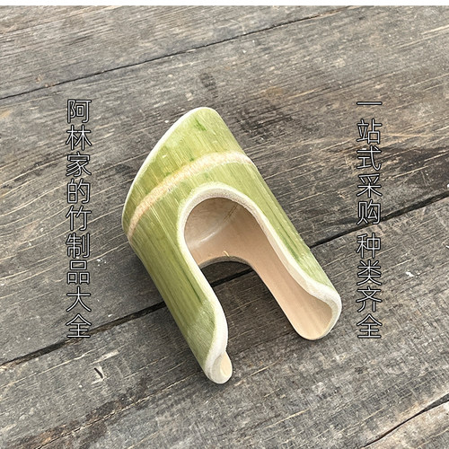 手工制作竹子推拿竹筒天然打磨的