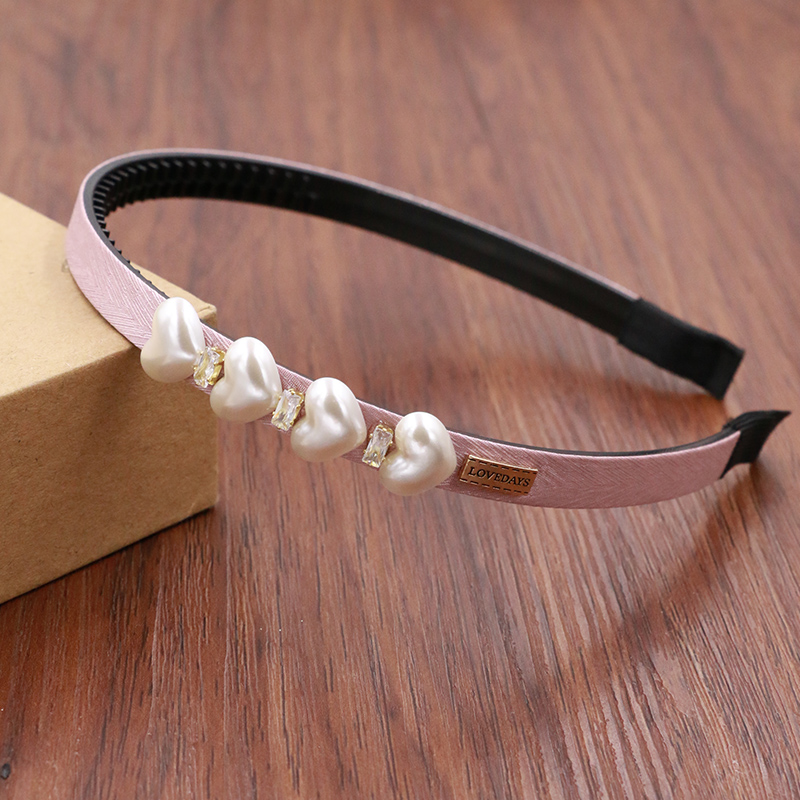 珍珠爱心女童防滑发箍