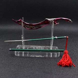 现货香港金属武器收藏合金兵器模型大宗师5.5寸银石刀6寸行云剑