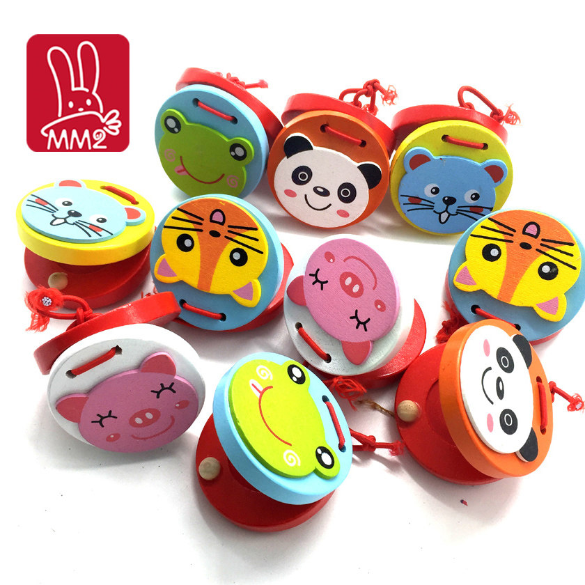 木质响板木奥尔夫早教音乐玩具儿童打击乐器哒哒专业圆舞板