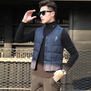 2025年新款男士羽绒马甲男款轻薄保暖背心内穿秋冬季内胆中老年