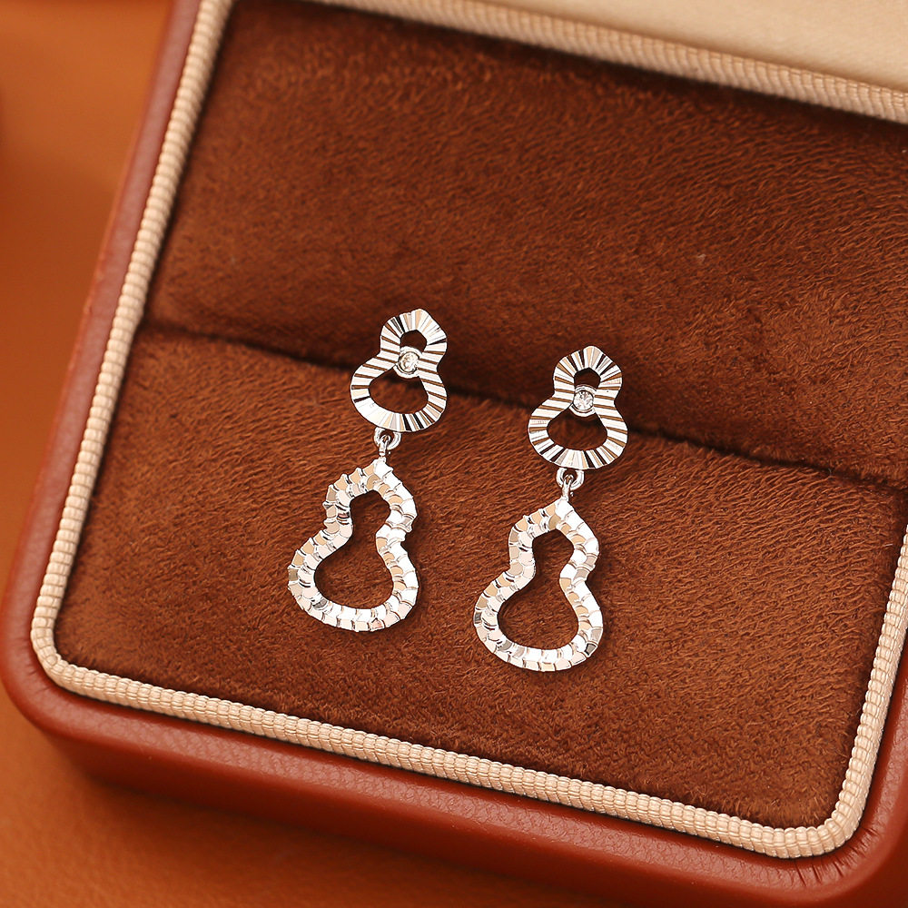 新国潮葫芦福禄双喜碎冰冰耳钉高级感时尚精致长款耳饰新中式耳坠,饰品/流行首饰/时尚饰品新,耳钉,淘宝优惠券,粉丝福利购,淘宝优惠卷