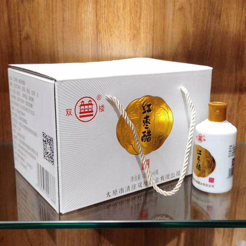 双楼红枣醋精致礼盒装100ml*6瓶