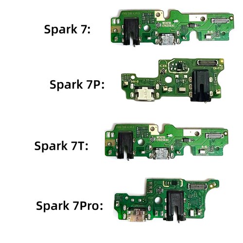 适用于传音Tecno Spark 7 7P 7Pro 7T原装手机充电接口尾插小板